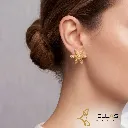 Broquel Estrella Picada de OroOro Laminado 18K Dorado 1.4 x 1.4 cm perso.webp