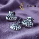 Juego Calabaza de Plata	Oro Laminado 18K Blanco