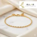Pulsera Espiral de Oro Laminado 18K Dorado