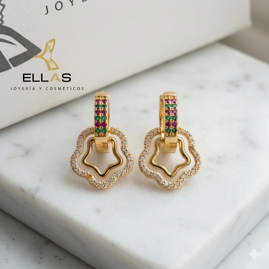 [WEBCANDONGAFLOR] Candonga flor de microzircones Huggies