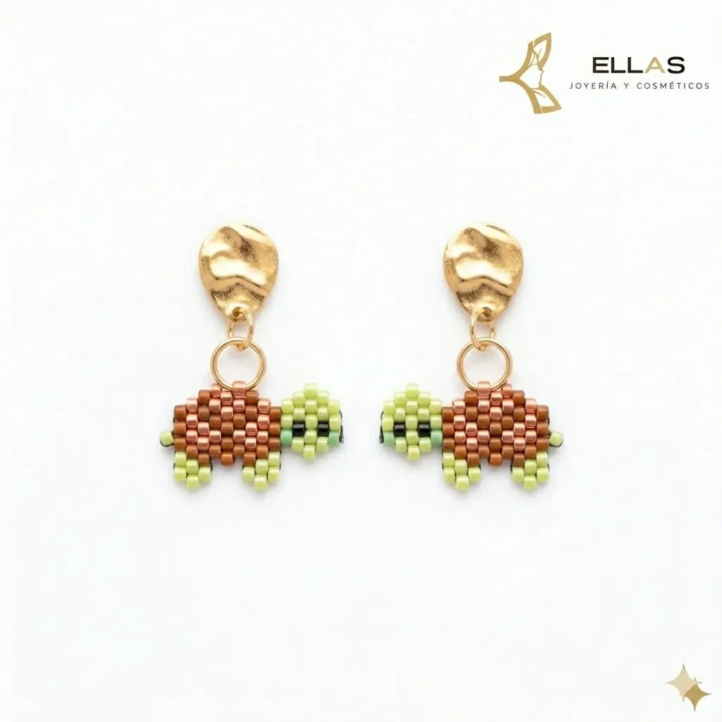 Aretes Artesanales Tortuga
