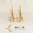Arete Flor Mediana Artesanal