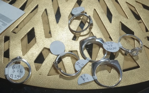 [APV49] ANILLO PLATA VARIADO 
